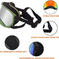 Medium Dog Sunglasses with Adjustable Strap UV Protection, Winproof Dog Puppy Sunglasses, Suitable for Medium Dog Pet Glasses, Dogs Eyes Protection,Soft Dog Goggles
