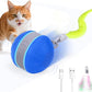 AIERSA Interactive Cat Toys for Indoor Adult Cats, Automatic Self-Play Cat Ball Toy for Kitten to Keep Them Busy, Electric Moving Chase Toy (Blue)