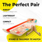 GIBBON SlackBoard - GiBoard Balance Board Kids & Adults - Slackline Balance Trainer - Slack Board Core Workout Equipment Home Gym Training - Standing Desk Exercise - Yoga, Agility, Pilates & More