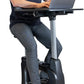 FLEXISPOT Exercise Bike with 2D Desktop, Space Saving Under Desk Bike with Removable Desk, Stationary Bikes Indoor Bikes with 300LBS Heavy Duty 8-Level Resistance Flywheel Optional LCD, V9PRO/V9MAX