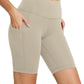 baleaf Women's 8"/ 5"/ 3" Biker Shorts High Waist Yoga Workout Gym Running Volleyball Spandex Shorts with Pockets