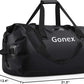 Gonex 40L 60L 80L Extra Large Waterproof Duffle Travel Dry Duffel Bag Heavy Duty Bag with Durable Straps & Handles for Kayaking Paddleboarding Boating Rafting Fishing