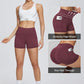 baleaf Women's 8"/ 5"/ 3" Biker Shorts High Waist Yoga Workout Gym Running Volleyball Spandex Shorts with Pockets