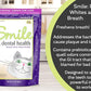 Smile Daily Dental Health Soft Chews for Cats, Support Healthy Teeth and Fresh Tongue with Catnip and Green Tea, Prebiotics, and Chlorophyll for Fresh Breath