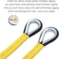 X XBEN Outdoor Climbing Rope 10M(32ft) 20M(64ft) 30M(96ft) 50M(160ft) 70M(230ft) 152M(500FT) 352M(1000FT) Static Rock Climbing Rope for Escape Rope Ice Climbing Equipment Fire Rescue Parachute