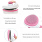 Cat Hair Brush, Cat Brush for Shedding with Metal Comb, Self Cleaning Pet Hair Brush with Release Button - Skin Friendly Deshedding Grooming Brush for Short and Long Haired Cats