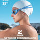 ZIONOR Swim Goggles, G1 MAX Polarized Anti-Fog Swimming Goggles for Men Women
