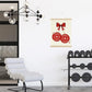 Gym Bow Dumbbell Motivational Posters College Dorm Posters Gifts for Girls Friends Gym Flag Wall Art Decor Sign for Home Gym Bedroom Office
