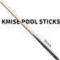 Kmise Pool Cue Sticks, 41"/57??58" Hardwood Pool Cue Set of 4/6/8, 13OZ/20OZ with 13/10 MM Brass Tips, Table Billiard Cue Stick for Bar, Home, Billiard Room