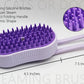 Cat Steam Brush, Helps Reduce Cat Hair, Easy Cleaning Top, Steam Brush with Silicone Massage Bristles for Cats or Dogs, Best for Long-haired Cats or Dogs (Beige)