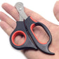 Professional Cat Nail Clippers Trimmer Scissors for Small Breeds, Puppies, Rabbits, and More, Safe Sharp Stainless Steel Blades, Non-Slip Big Handles, Easy at Home Grooming