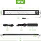 hygger 40W Smart Aquarium Light, Bluetooth LED Light with App Control, Full Spectrum Fish Tank Light with 24/7 Lighting Cycle, 5 Modes, Adjustable Timer, for 30"-36" Freshwater Planted Tank