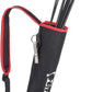 YLS Archery Hip and Back Quiver for Arrows - Black Arrow Quiver for Kids and Adults - Adjustable Arrow Holder with a Padded Strap and Belt Clip - Archery Accessories for Field and Practice