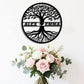 Personalized Tree of Life Metal Name Sign | Custom Metal Signs | Family Wall Art | Wedding Gift & Anniversary | Indoor Decor Gift for Women, Men, Wife, Parents, Couple