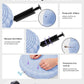 Wobble Cushion-Stability Wiggle Seat with Pump,Balance Disc for Yoga Core Training, Posture Correction, Sensory Focus, Wobble Seat for Office or Classroom Use