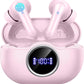 Wireless Earbuds, 2025 Bluetooth 5.4 Headphones Hi-Fi Stereo Ear Buds, 4 ENC Noise Cancelling Mic, 40+Hrs USB-C in-Ear Earphone, IP-X7 Waterproof Sport Workout Gym for Laptop Pad Android iOS