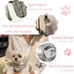 NATUYA Small Dog Carrier Sling Cat Sling,Adjustable Strap Hand Free Pet Puppy for Outdoor Traveling Subway (White, Canvas)