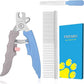 Pet Nail Clipper,Dog Nail Trimmers Safety Guard to Aviod Over Cutting,Puppy Cat Claw Trimmer,with Free Dog Comb Nail File, Sharp Grooming Clipper, Great for Thick Toenail, Blue