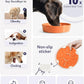 LE TAUCI Dog Bowls Slow Feeder Ceramic, 1.5 Cups Slow Feeding Dog Bowl Small Medium Breed, Puppy Bowl for Fast Eaters, Sun Orange