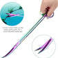 Aquarium Aquascape Tools Kit 15 in, 4in1 Anti-Rust Aquatic Plant Aquascaping Tool Stainless Steel Silver Tweezer Scissors Spatula for Aquarium Tank Clean (15in, Colorful)