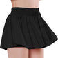 EXARUS Girls Butterfly Shorts Flowy Dance Skirt Cheer Skorts Athletic Tween Clothes Teen Preppy Outfits Flutter Kids