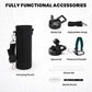 Insulated Water Bottle 20 oz, Triple Wall Vacuum Stainless Steel (Cold for 48 Hrs), Leak Proof & Non-BPA, Kids Water Bottle Jug for School with Straw Spout Lids, Dark Green
