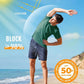 Boladeci Men's Swim Shirt Short Sleeve UPF 50+ Sun Protection SPF UV Moisture Wicking Lightweight Quick Dry Rash Guard