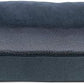 Furhaven Cooling Gel Dog Bed for Large Dogs w/ Removable Bolsters & Washable Cover, For Dogs Up to 95 lbs - Sherpa & Chenille Sofa - Orion Blue, Jumbo/XL
