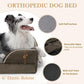 Comfort Expression XXL Dog Beds Memory Foam, Orthopedic Dog Beds for Extra Large Dogs, Waterproof Dogs Bed, Washable Pet Sofa Couch with Bolster & Removable Cover(XX-Large,Olive Green)