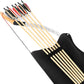LWANO Archery Bow Carrier with Arrow Slots, Archery Bow and Arrow Holder for Recurve Horsebow Traditional Bow, Adjustable Shoulder Strap