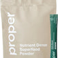Proper, The Greens Daily Boost Organic Greens Powder. Whole Food, Apple Flavor Veggie Powder Superfood with Wheatgrass, Spirulina, Chlorella, Probiotics. Daily Drink Mix for Wellness and Digestion