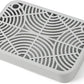 Litter Box Step, Cat Step/Ramp/Catcher with Filter Function, Easy to Clean, Filter Pedal Ideal for Kitten & Elderly Cats (Light Grey)
