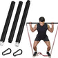 Fitarc Resistance Band Bar Pilates Bar Weighted Bars for Exercise Strength Training Home Gym Fitness Resistance Bar - Adjustable 39" to 26"