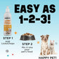 Dinovite Lickochops for Dog & Cat Supplement Enhanced with Omega-6, 3 Fatty Acids, Probiotics and Vitamin E, 16 oz with Pump