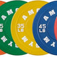 2 Inch Bumper Plates，10-500lbs，Barbell Rubber Olympic Weight Plates Set for Home Gym, Strength Training & Weight Lifting, Multiple Options Colors