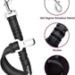 SlowTon Dog Seat Belt Harness for Car, Dog Car Harness Adjustable Mesh Breathable & Dog Seatbelt Safety Tether with Elastic Bungee for Small Medium Large Pets(Burgundy, Single Clip, L)
