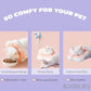 Cat Cone Collar Soft, Adjustable Kitten Cone After Surgery, Waterproof Recovery E Collar for Pet to Stop Licking (Pink Flower, Medium)