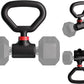 Jayflex Hyperbell Dumbbell Converter - Convert Dumbbells to Barbell Set and Kettlebell for Home Fitness - Adjustable & Up to 200 lb Capacity Weight Barbell for Weight Lifting