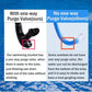 Swim Snorkel for Lap Swimming,No loud gurgling noise No hurt forehead No slip front swimming Snorkeling Training for adult/kid/youth,swimmer snorkle center Mount snorkel tube One-Way Purge Valve