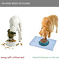 Waterproof Pet Feeding Mat with High Raised Edges, Heavier and Thicker Placemats for Cat Dog Water Bowl with BPA Free, Dogs Cats Food Mats for Messy Drinkers to Prevent Spill and Protect Floors