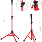Baseball Tee Batting Tee Softball Tee Portable Travel Hitting Tee,Easy Adjustable Height,Stable Tripod Stand