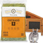 Bunny Honey Orchard Grass Hay for Guinea Pigs, Rabbits, Hamsters & Small Pets Fresh, High-Fiber, Supports Digestive Health & Dental Care, Non-Blended & Fresh Cut