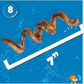 Jack&Pup Bully Springs for Dogs | 7" Spiral Bully Sticks for Dogs | Long Lasting, Stimulating, Odor Free Bully Sticks (8 Ct)