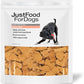 JustFoodForDogs Limited-Ingredient Healthy Dog Treats, Salmon Bark, Made in The USA, 5 oz