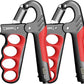 2PACK Grip Strength Trainer, 5-100KG (11-220 LB) Adjustable Resistance Forearm Hand Gripper Strengthener with Counter, Hand Wrist Exercise Workout Equipment for Home/Office Gym