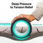 FitBeast Back Roller - Deep Tissue Massage Wheel, Yoga Wheel & Back Stretcher for Pain Relief (6'')