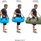 Malo'o Waterproof Dry Bag Duffel 40L/60L/100L, Roll Top Duffel Keeps Gear Dry for Kayaking, Rafting, Boating, Swimming, Camping, Hiking, Beach, Fishing - Internal & External Pockets and Molle Loops