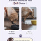 LE TAUCI Slow Feeder Dog Bowls Ceramic, 3 Cups Slow Feeding Dog Bowl Medium Large Breed, Puzzle Pet Dishes,Vortex Blue