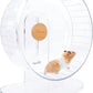 Niteangel Super-Silent Hamster Exercise Wheels - Quiet Spinner Hamster Running Wheels with Adjustable Stand for Dwarf Syrian Hamsters Gerbils Mice Or Other Small Animals