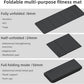 Foldable Yoga Mat Extra Thick 0.32 Inches Eco-Friendly POE Material, Non-Slip Design Fitness Mats, Multi-Purpose Workout Mats For Studio or Home Use (70 x 24 x 0.32 inches）
